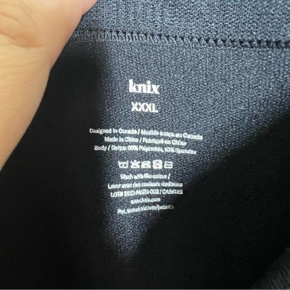 Knix Womens Plus Seamless BlissFit Maternity Black Leggings Size XXXL - Picture 9 of 9